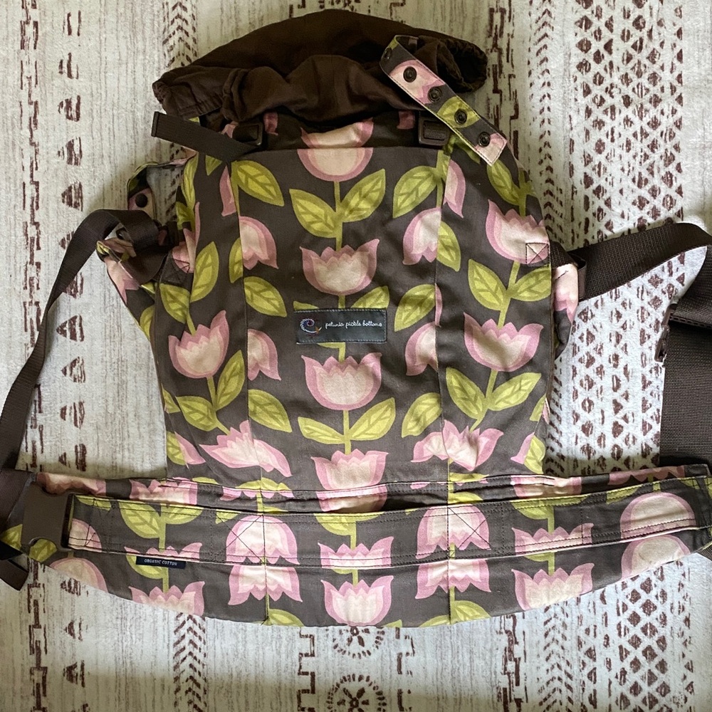 Petunia Pickle Bottom Pink and Green Floral Design